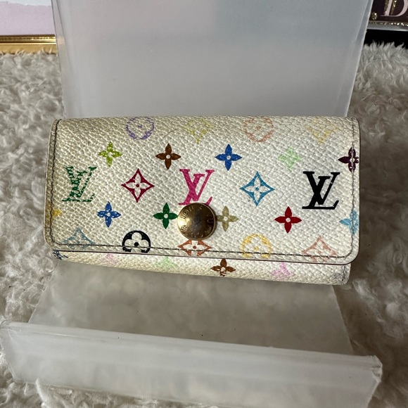 Louis Vuitton Multicolor Murakami Monogram 4 Key Holder - Picture 1 of 13